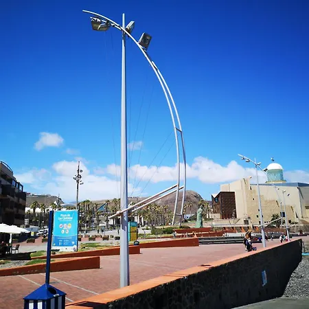 Acogedor En Primera Linea De Playa Canteras Appartamento Las Palmas de Gran Canaria