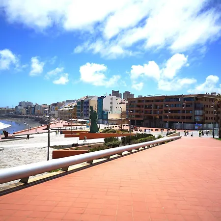 Lägenhet Acogedor En Primera Linea De Playa Canteras