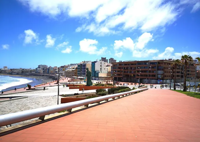 Apartament Acogedor En Primera Linea De Playa Canteras